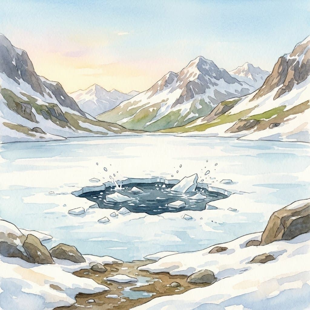 Barry und das brechende Eis