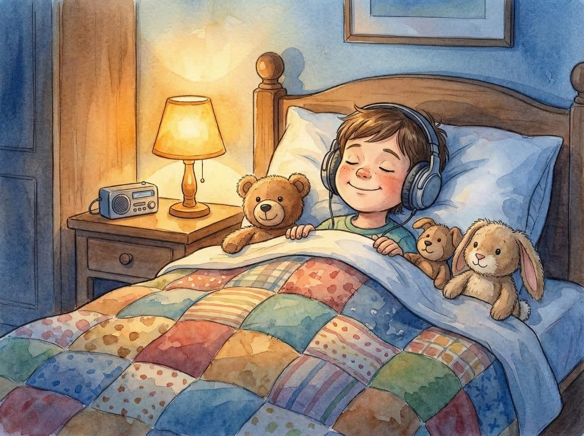 Kind hört begeistert Barrys Geschichten